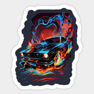 Dodge Charger Daytona - Psychedelic Volcanic Race Sticker